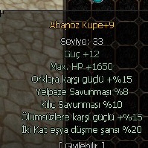  20 eşyalı +9 abonoz ticaret için pm BUFF95